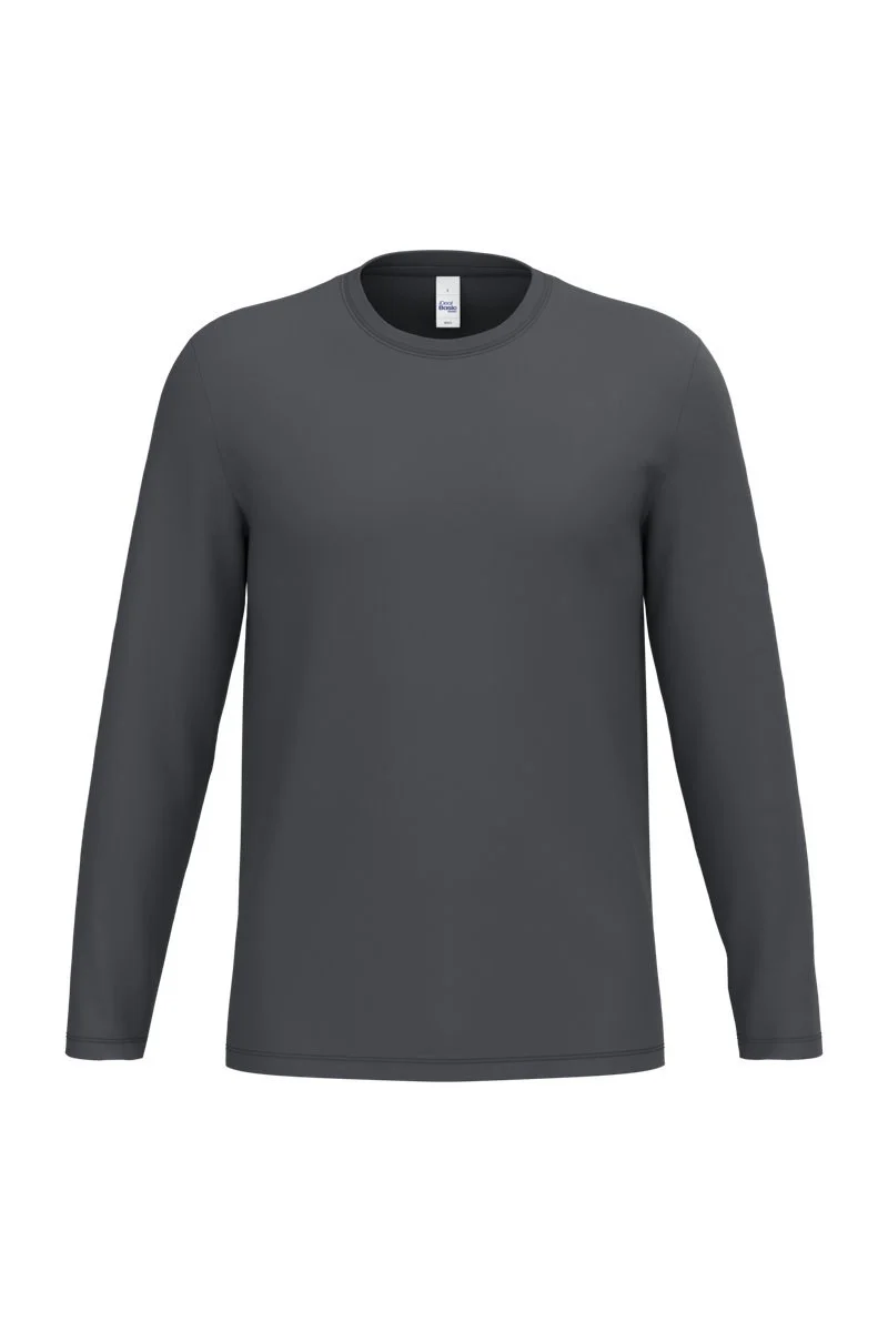 iDeal Basic Brand IB323 T-shirt Lange Mouwen – Ideal Dark Grey