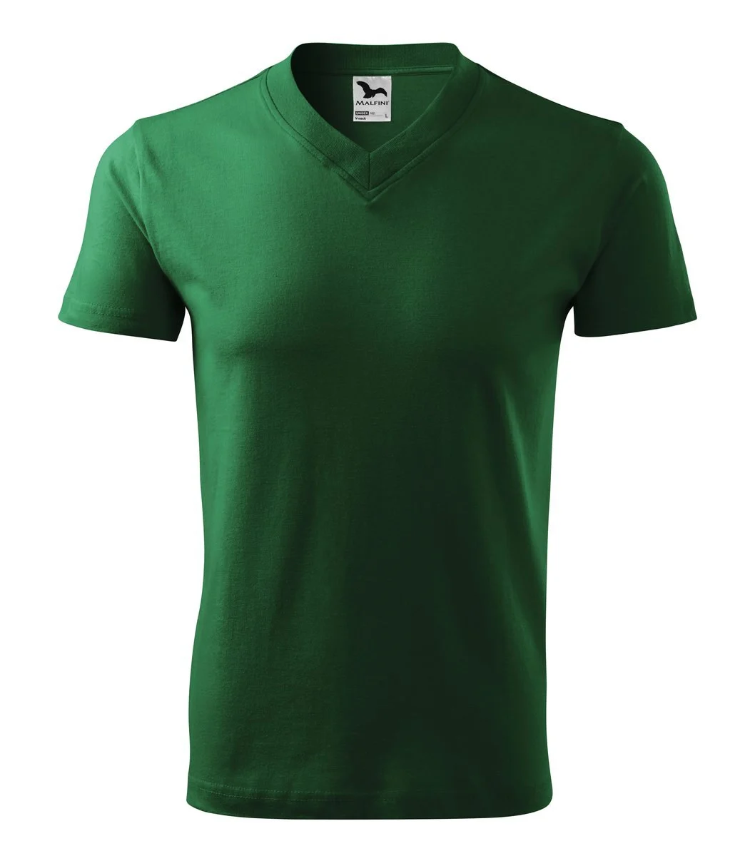 Malfini 102 T-shirt V-hals – Fles groen