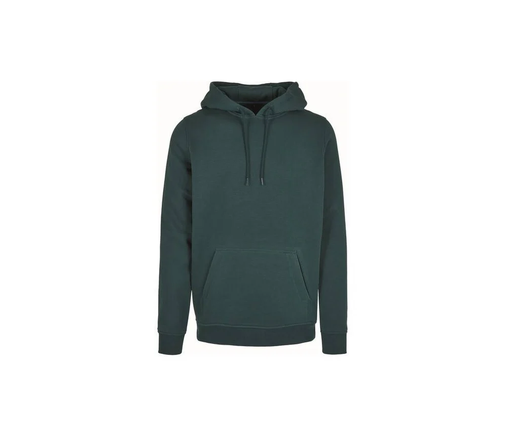 Build Your Brand BY011 Heavy Hoodie – Bottle Green