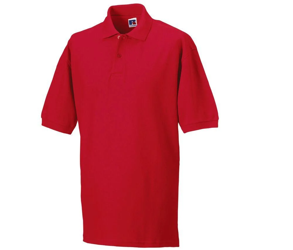 Russell JZ569 Klassieke Katoenen Polo – Classic Red
