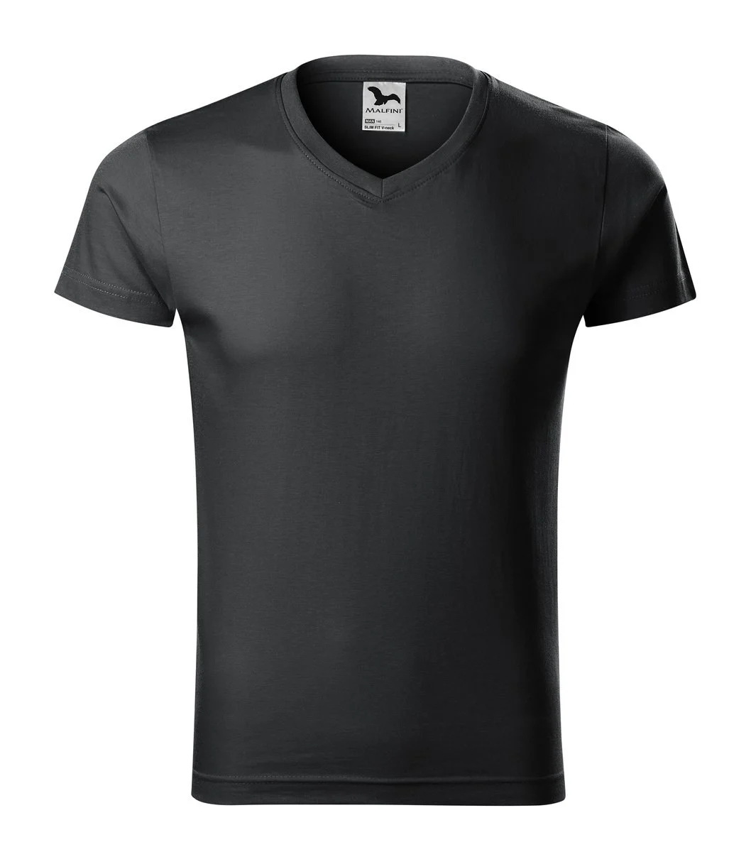 Malfini 146 T-shirt V-hals – ebbenhoutgrijs