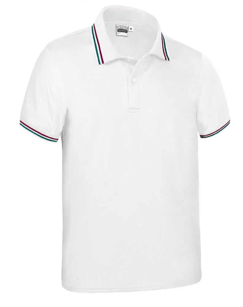 Valento POVAMAA Maastricht Polo – white-italian flag