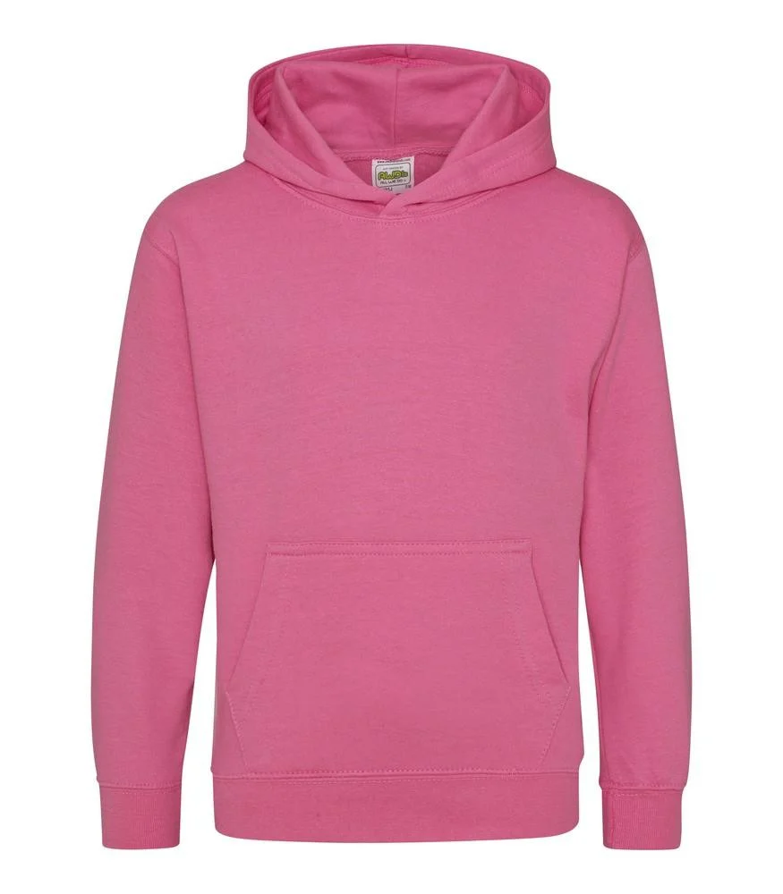 AWDIS Just Hoods JH01J Kinderhoodie – Candyfloss Pink