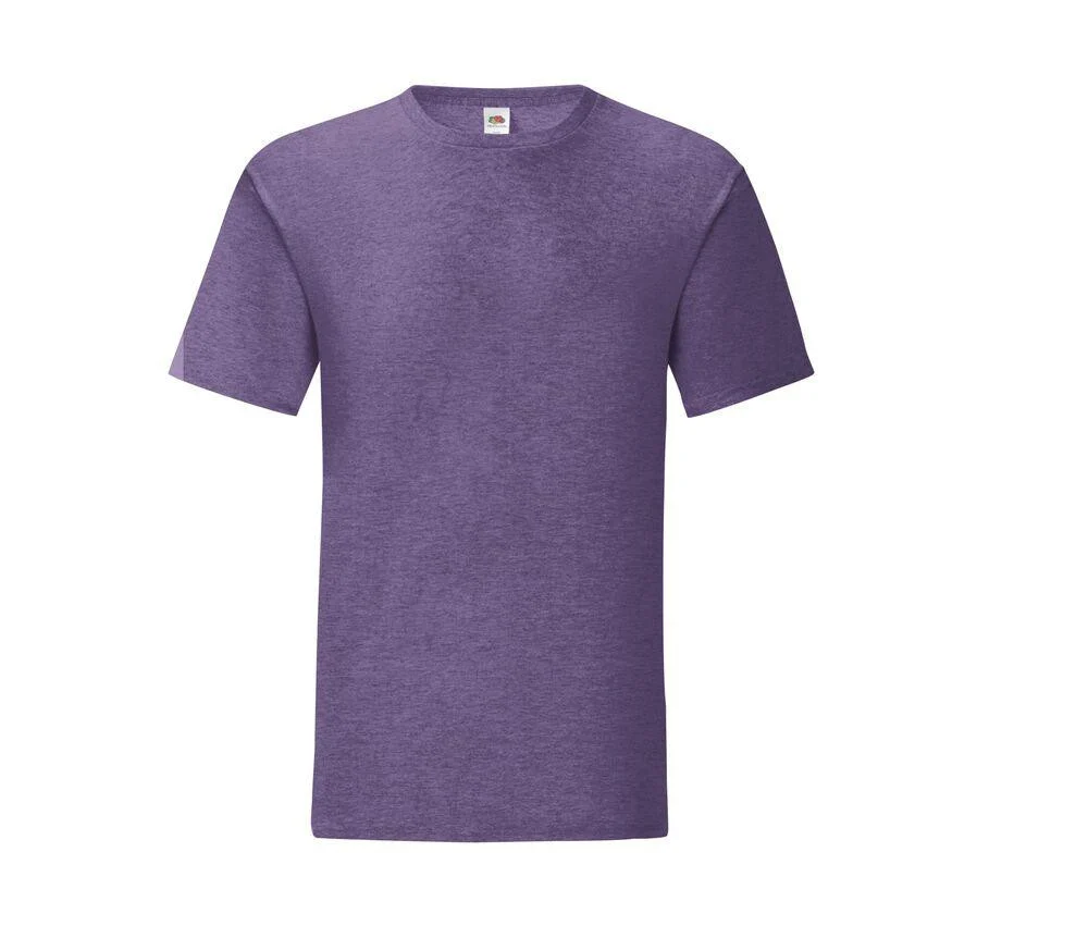 Fruit of the Loom SC150 Iconic T-shirt Heren – Heather Purple
