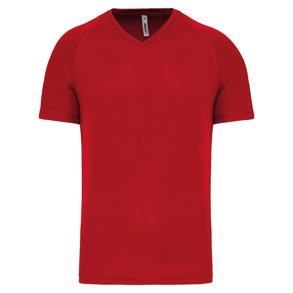 Proact PA476 Sport T-shirt V-hals Heren – Rood