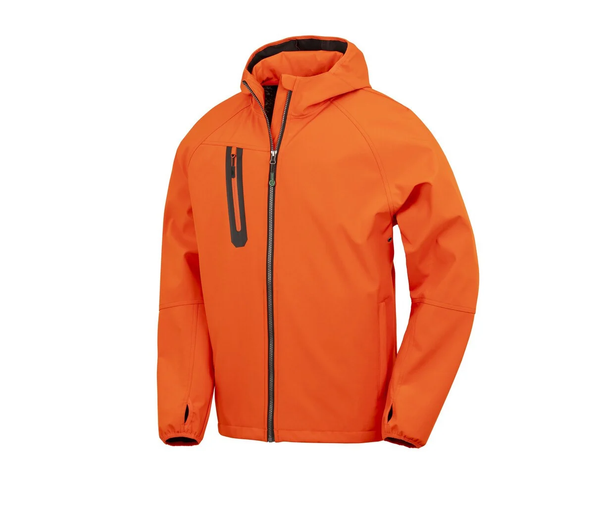 Result RS909X 3-laags Gerecyclede Softshell Jas met Capuchon – Orange/Navy