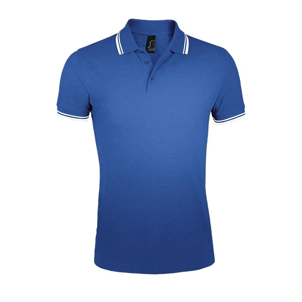 SOL'S 00577 Pasadena Polo Heren – Koninklijk / Wit