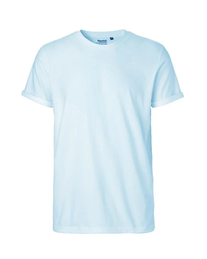 Neutral O61001 Getailleerd T-shirt Heren – Light Blue