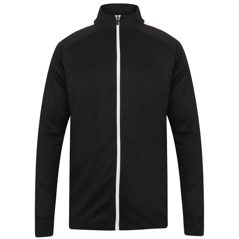 Finden & Hales LV871 Trainingsjack – Black / White