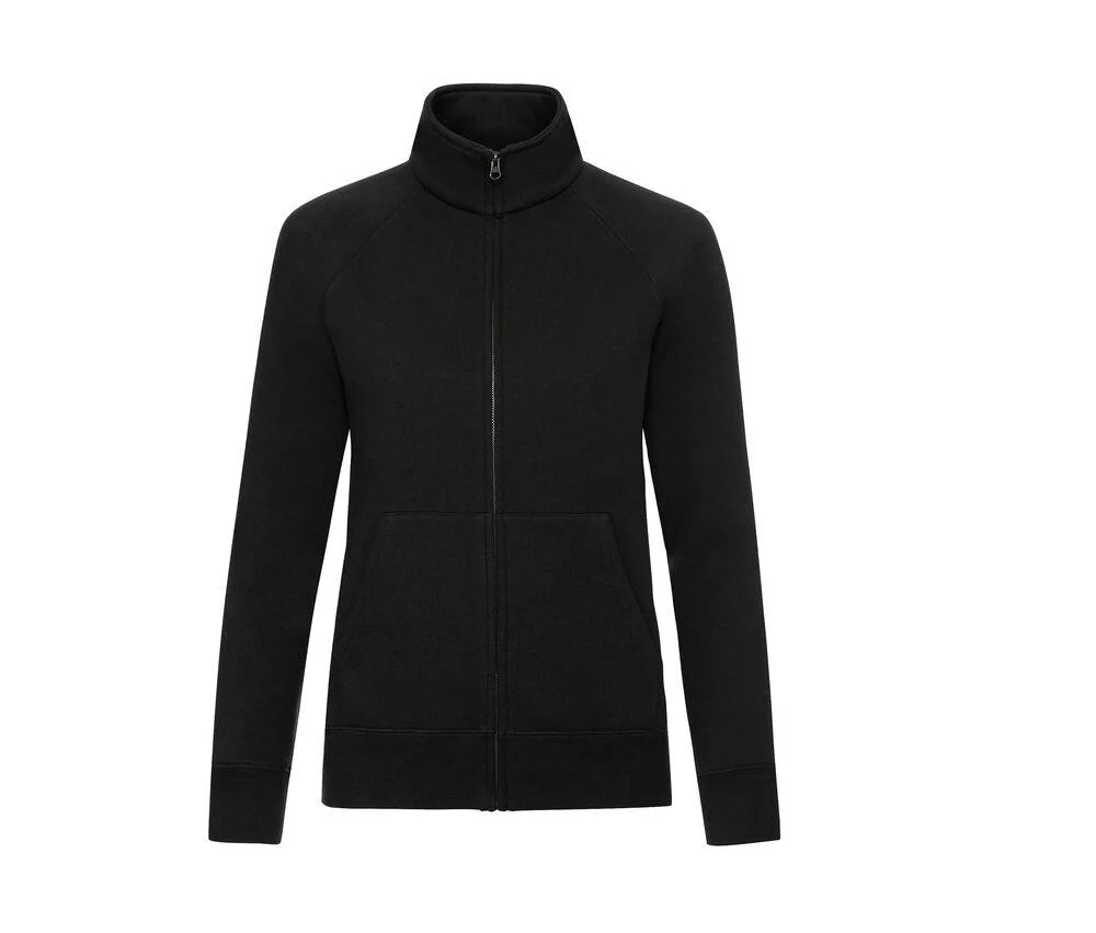 Fruit of the Loom SC366 Sweatvest Dames – Black