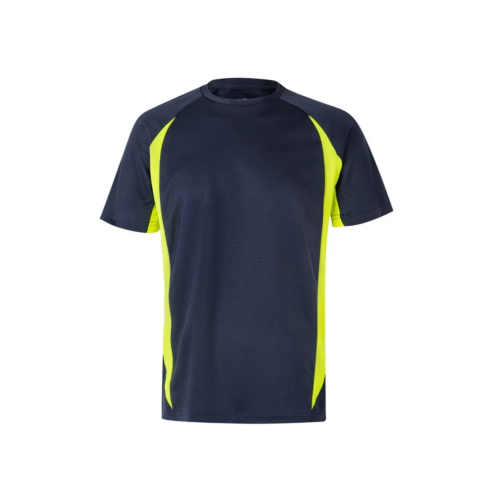 Velilla 36034 Sport Tweekleurig T-shirt – MARINEBLAUW/GEEL