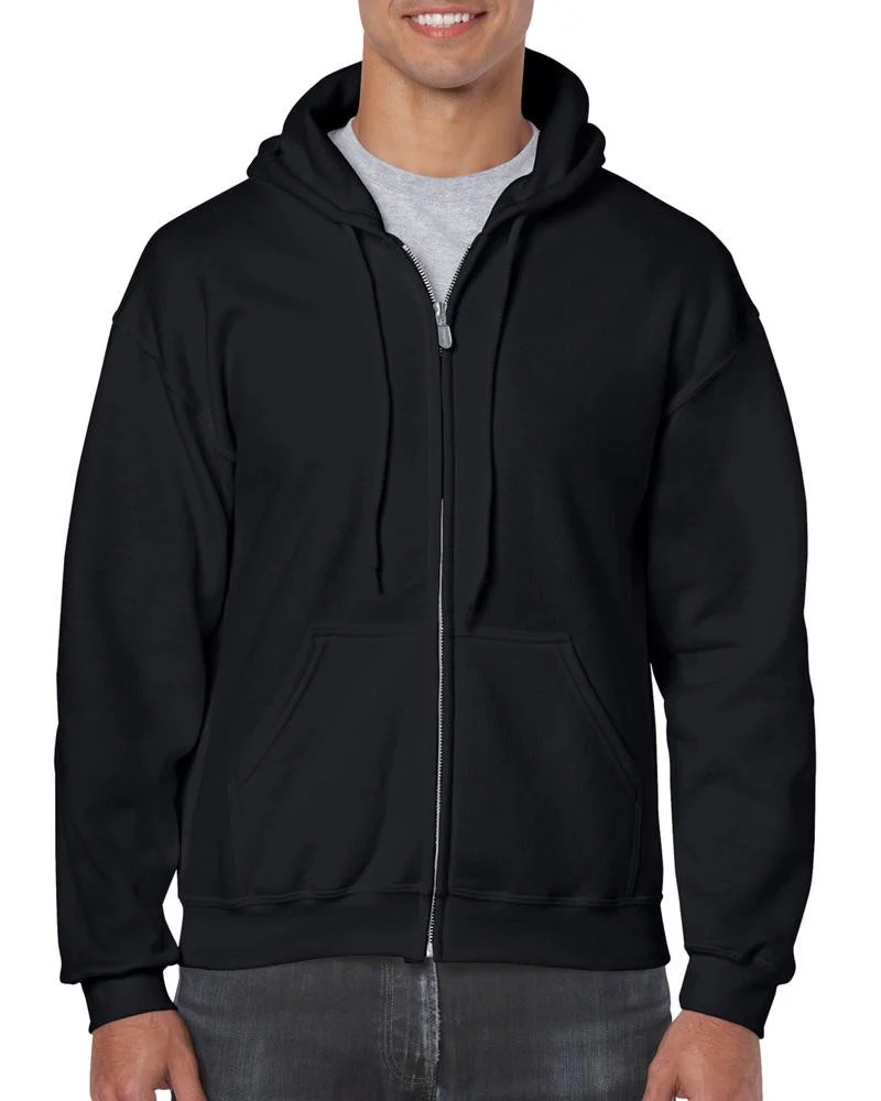 Gildan GN960 Heavy Blend Ritshoodie – Black