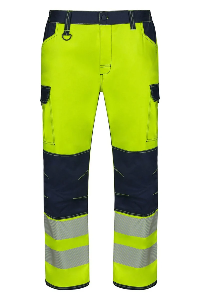 Velilla V30310 Stretch Werkbroek – Navy/Fluo Yellow