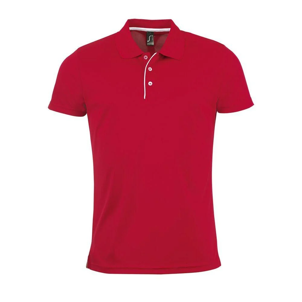 SOL'S 01180 Sportpolo Heren – Rood
