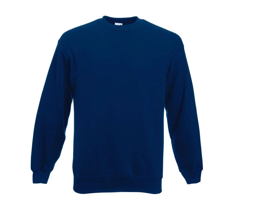 Fruit of the Loom SC250 Set In Sweater – Navy