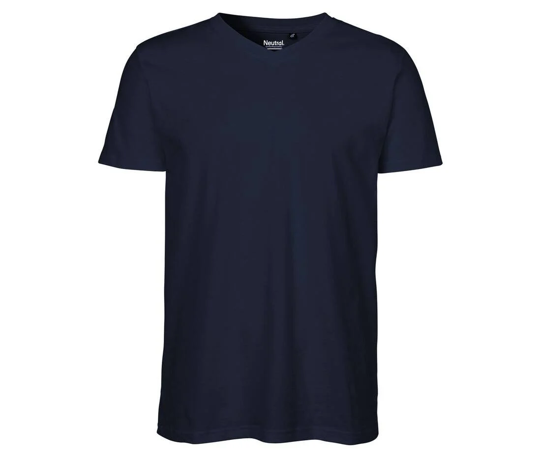 Neutral O61005 V-hals T-shirt Heren – Navy
