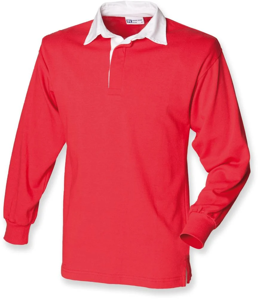 Front Row FR100 Klassiek Rugbyshirt Heren – Red