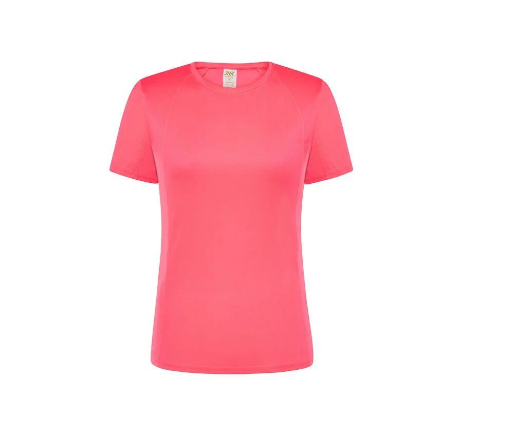 JHK JK901 Sport-T-shirt Dames – Fuchsia Fluor