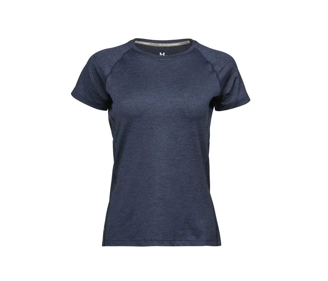 Tee Jays TJ7021 CoolDry T-shirt Dames – Navy Melange