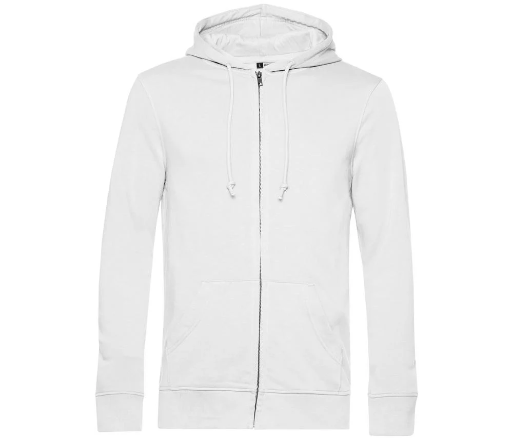 B&C BCU35B Biologische Ritshoodie – White