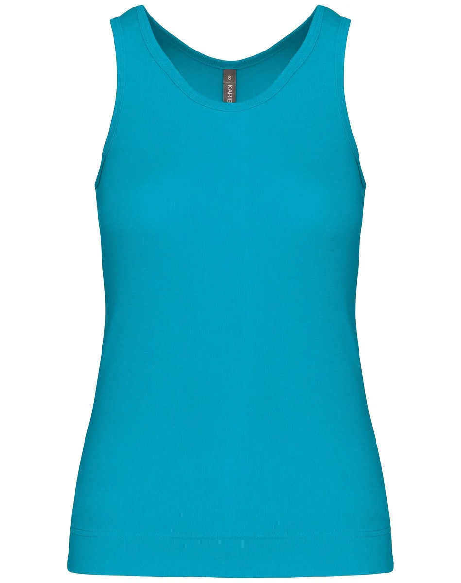 Kariban K311 Racerback Top Dames – Diep turkoois