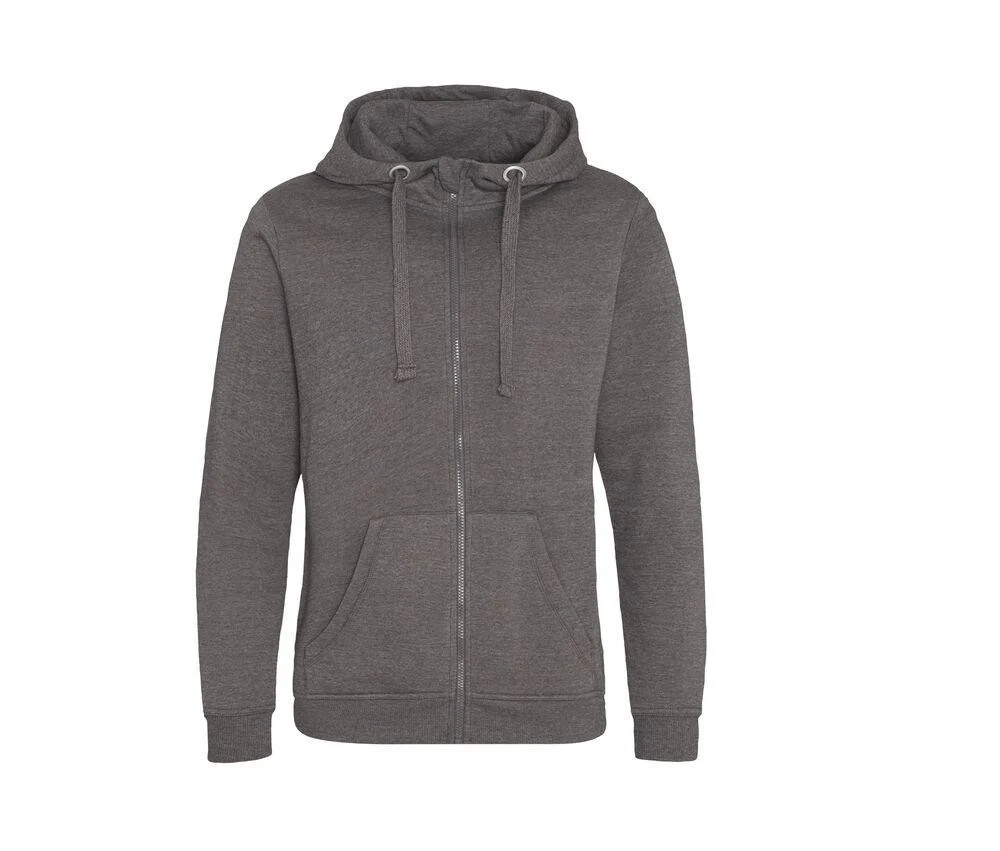 AWDIS JH150 Graduate Zware Ritshoodie – Charcoal