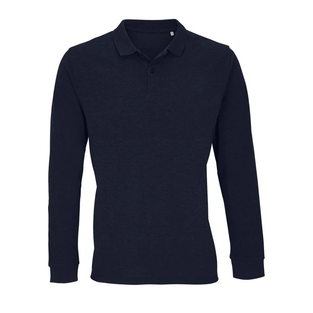 SOL'S 04241 Planet Polo Lange Mouwen – Franse marine
