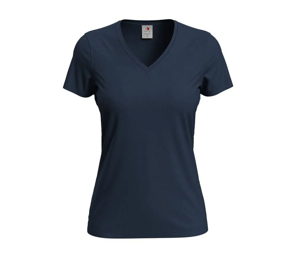 Stedman ST2700 T-shirt V-hals – Blauwe Middernacht