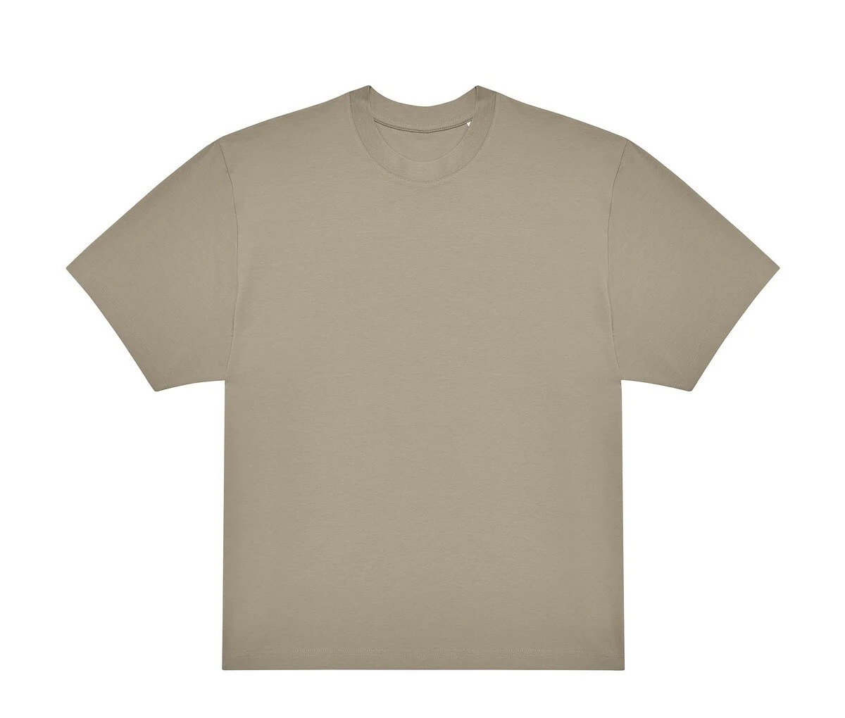 B&C BC10T Zwaar Oversized Unisex T-shirt – Mastic
