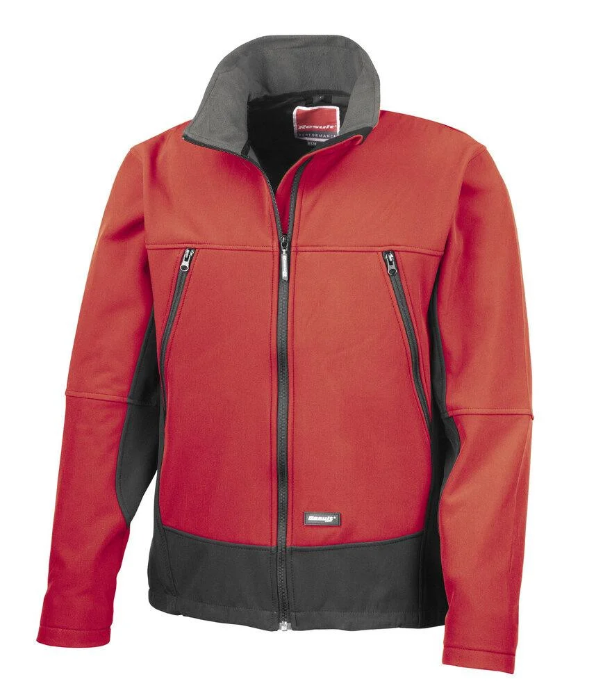 Result RS120 Softshell Jas Heren – Red/Black
