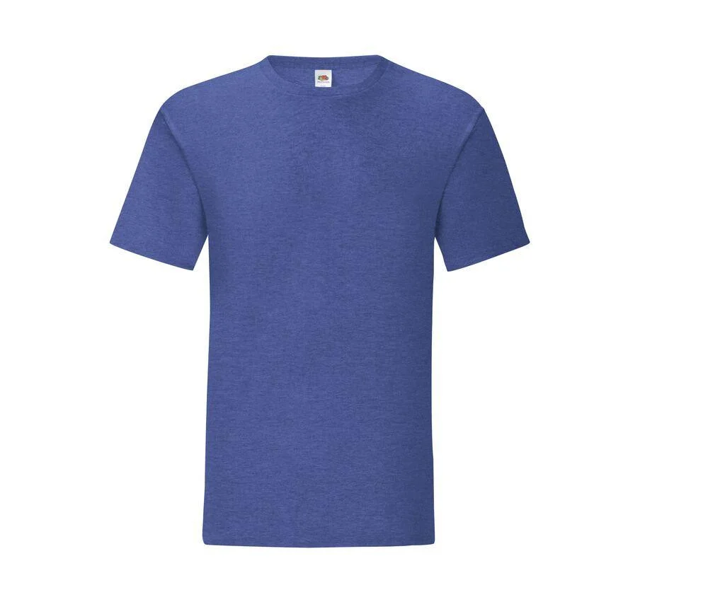 Fruit of the Loom SC150 Iconic T-shirt Heren – Heather Royal