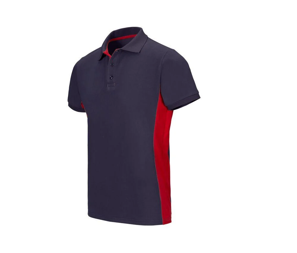 Velilla V5504 Tweekleurige Polo – Navy / Red