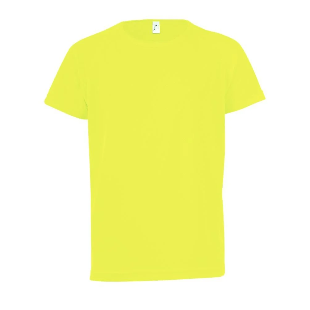 SOL'S 01166 Sport Raglan T-shirt Kinderen – Fluogeel
