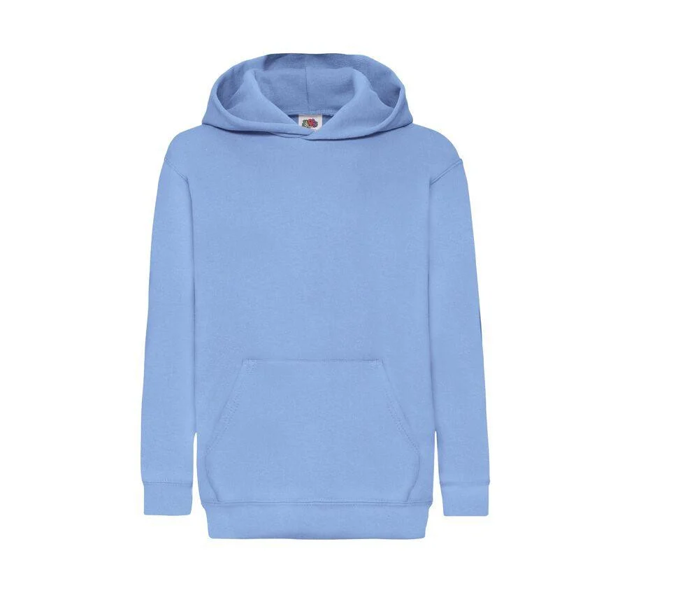 Fruit of the Loom SC371 Kinderhoodie – Sky Blue