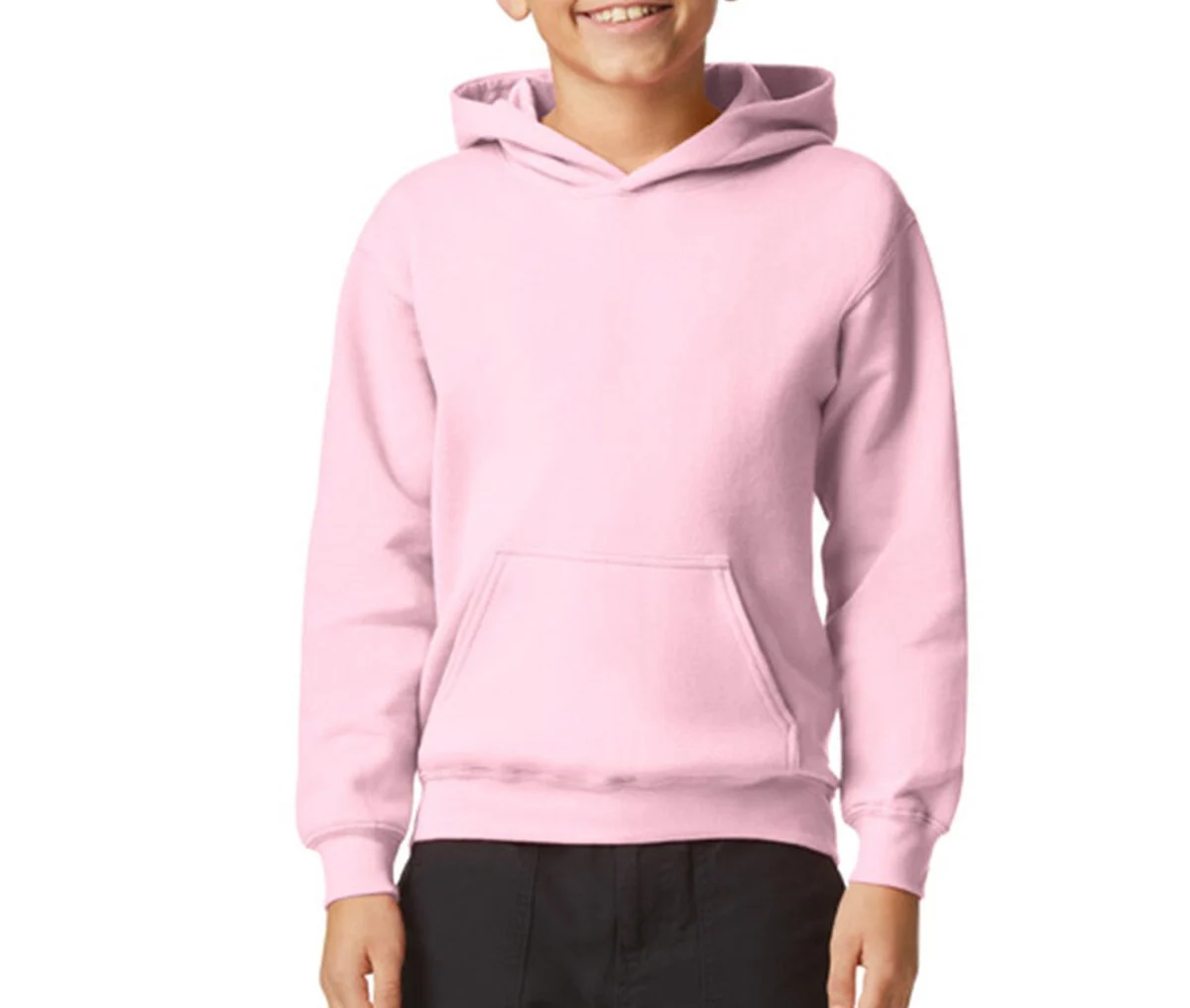 Gildan GNSF5B Kinderhoodie – Light Pink