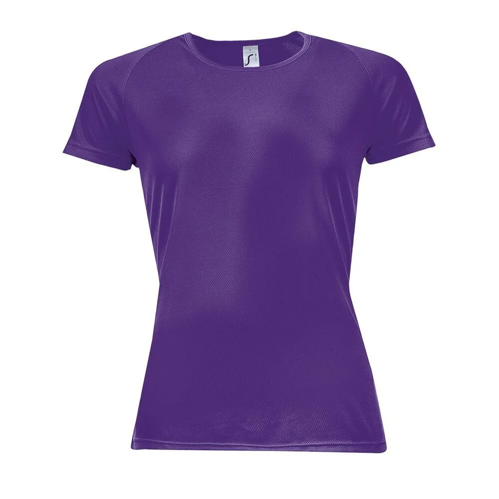 SOL'S 01159 Sport Raglan T-shirt Dames – Donker violet