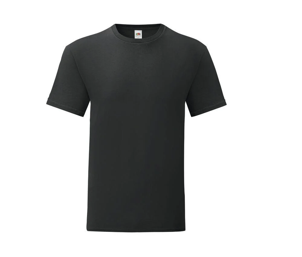 Fruit of the Loom SC150 Iconic T-shirt Heren – Black