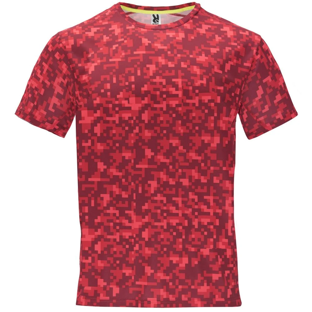 Roly CA0201 Assen T-shirt Heren – PIXEL ROOD