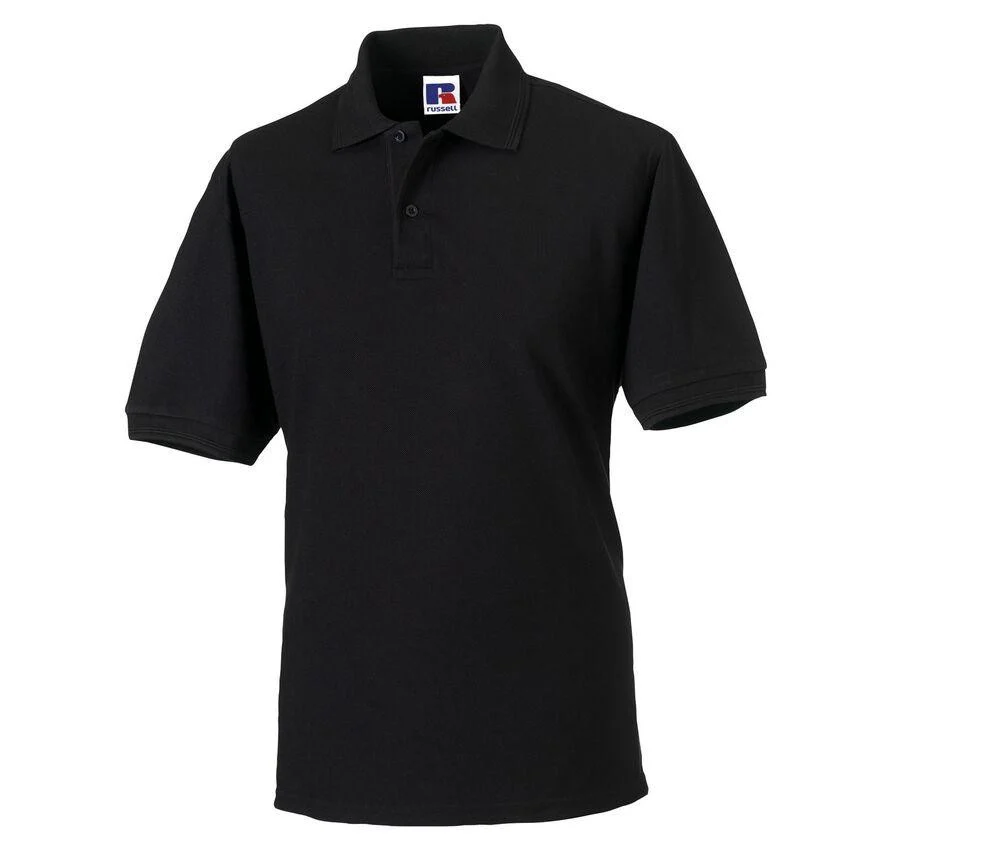 Russell JZ599 Duurzame Polykatoen Polo – Black