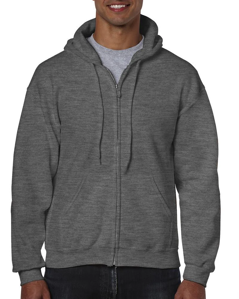 Gildan GN960 Heavy Blend Ritshoodie – Dark Heather