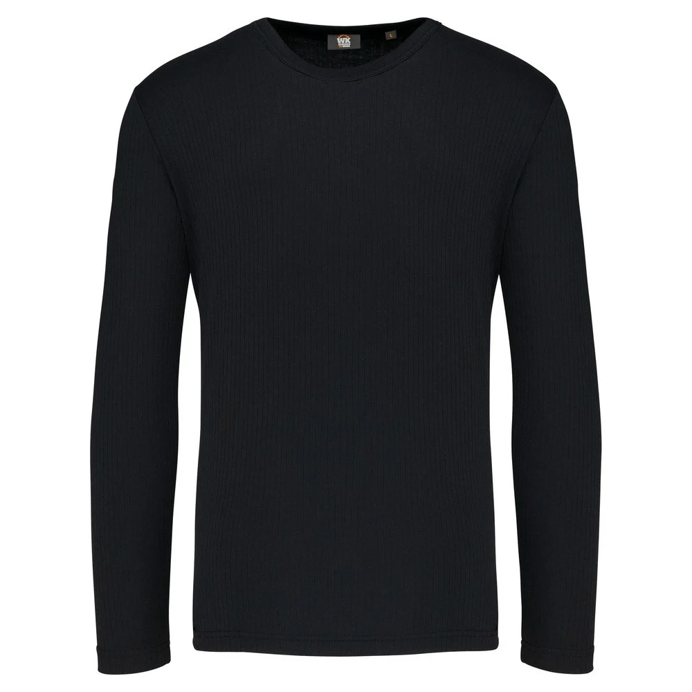 WK. Designed To Work WK801 T-shirt Lange Mouwen – Zwart