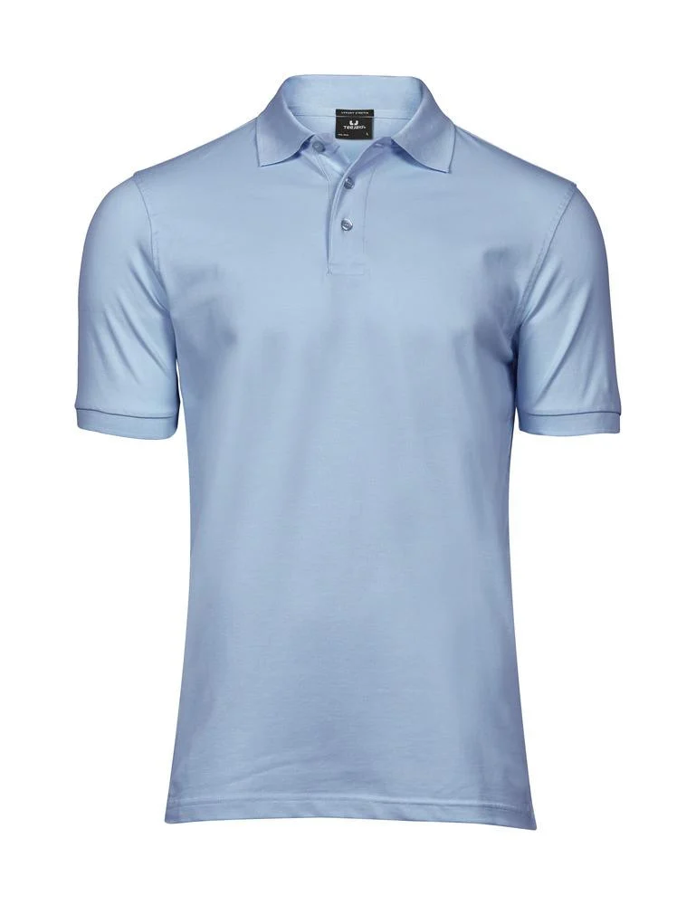 Tee Jays TJ1405 Luxury Stretch Polo Heren – Light Blue