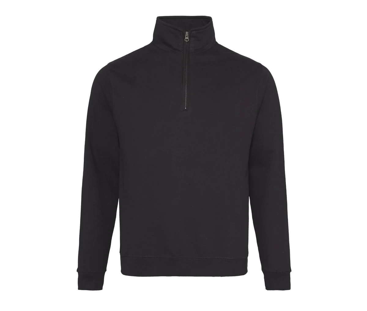 AWDIS JH046 Sophomore 1/4 Zip Sweater – Jet Black