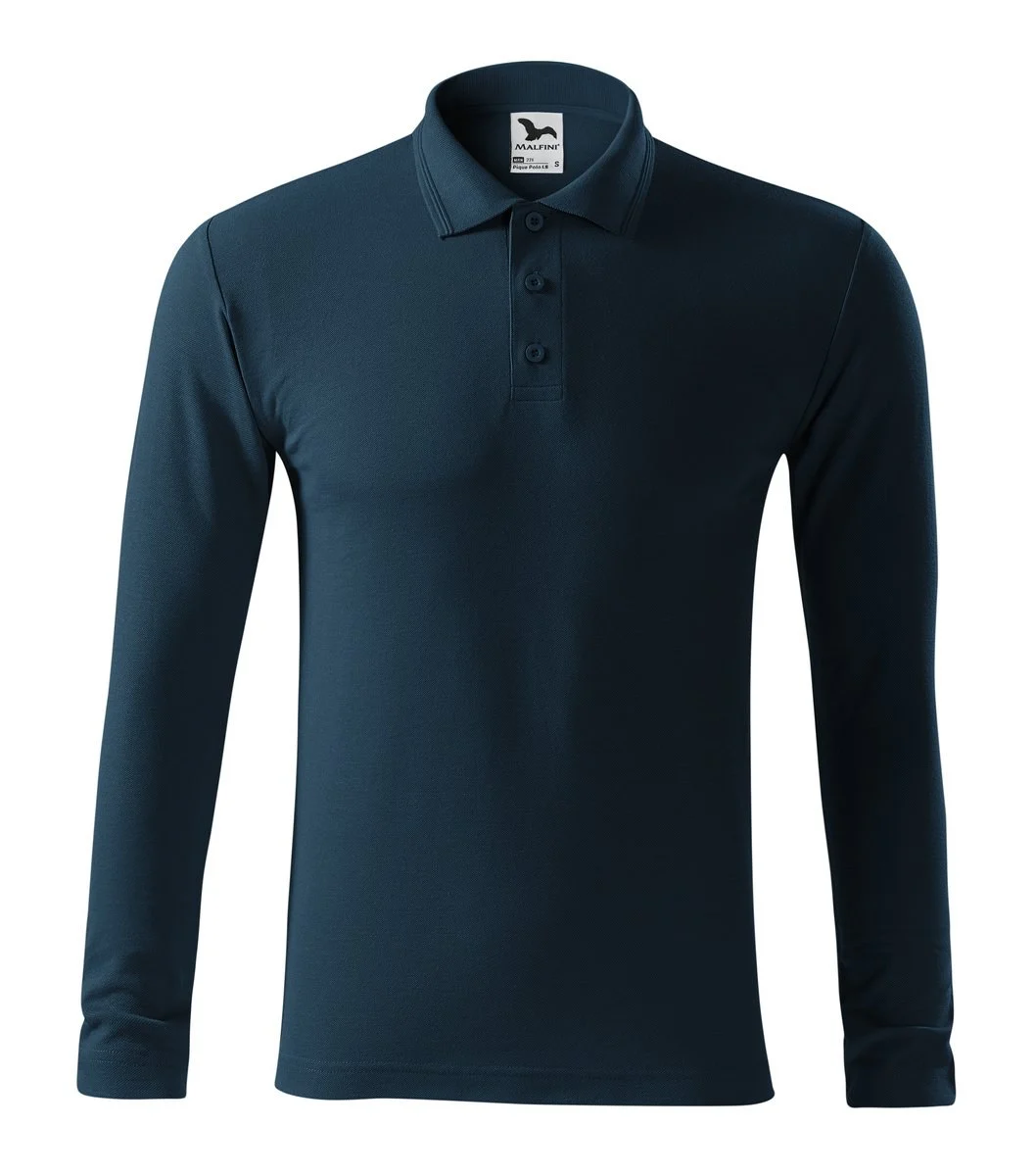 Malfini 221 Polo Lange Mouwen – Zee Blauw