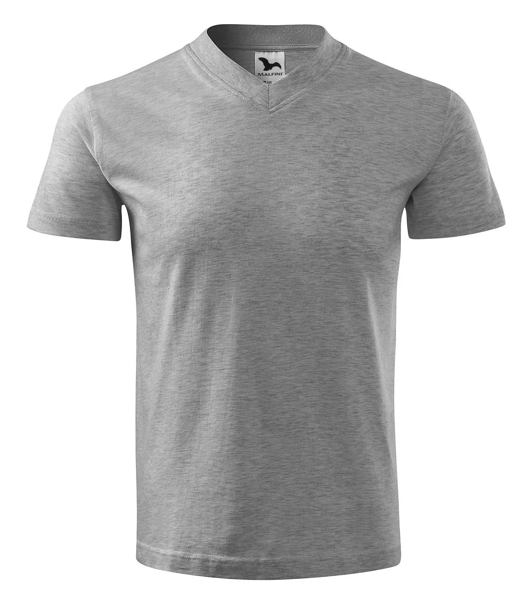 Malfini 102 T-shirt V-hals – Donkerblauw grijs