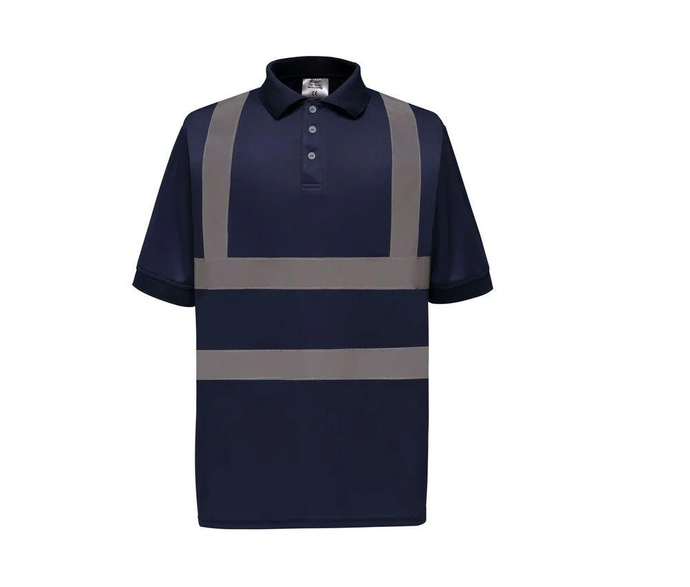 Yoko YK210 Poloshirt Hoge Zichtbaarheid – Navy