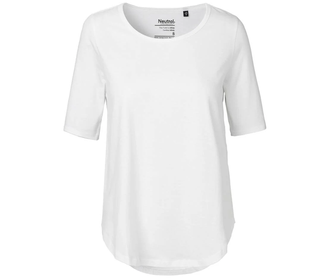 Neutral O81004 T-shirt Halflange Mouwen Dames – White