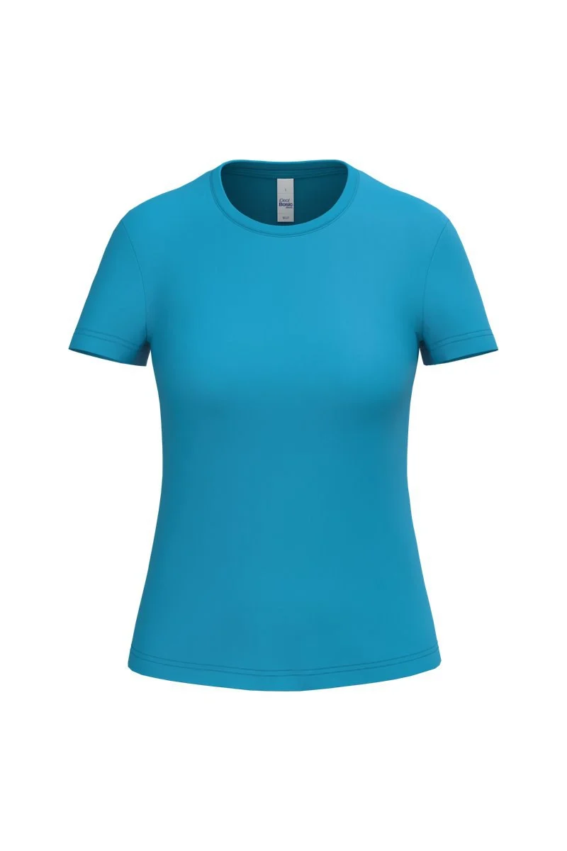 iDeal Basic Brand IB321 T-shirt Dames – Ideal Atoll Blue