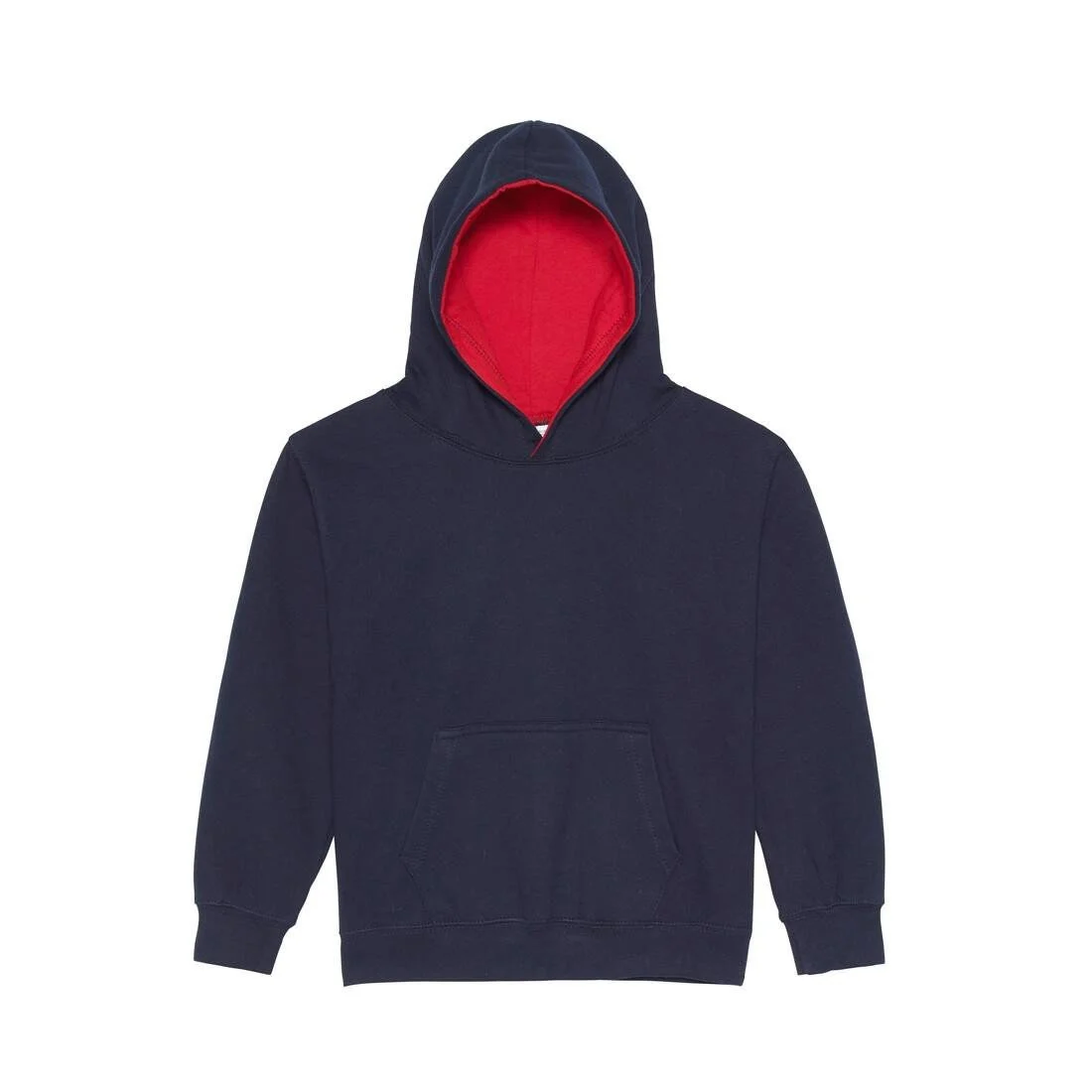 AWDIS JH03J Varsity Kinderhoodie – New French Navy/ Fire Red