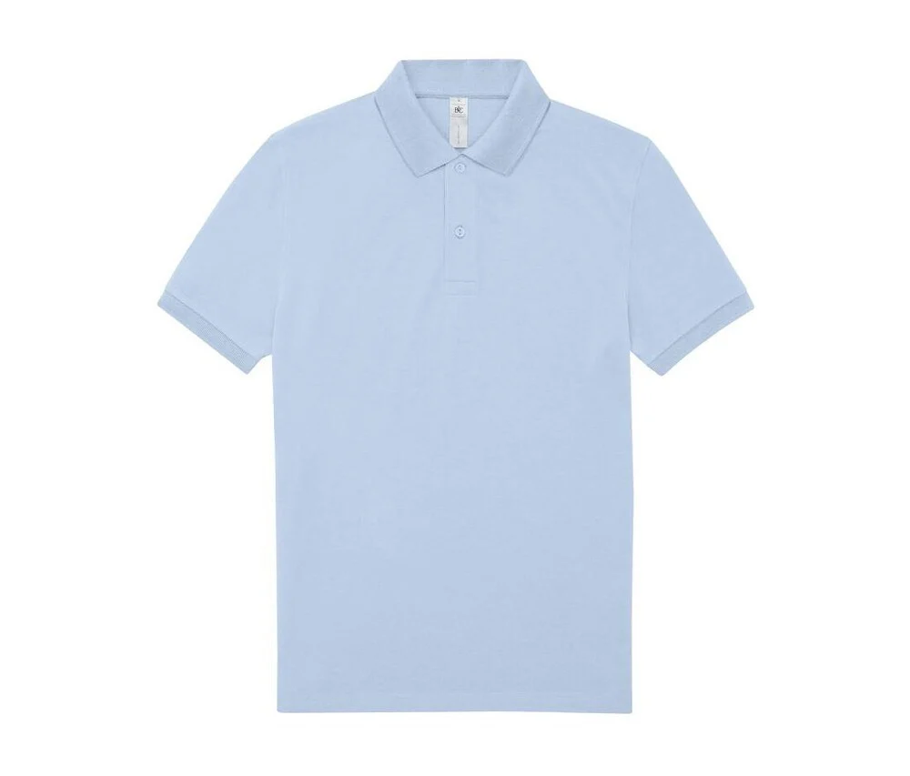 B&C BCU424 Fijne Piqué Polo – Blush Blue